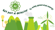 Bypass AI detection by using generated energy